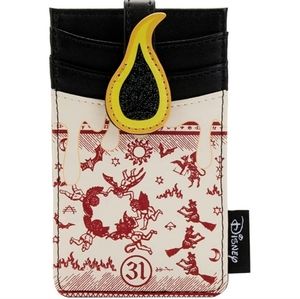 Loungefly Hocus Pocus Black Flame Glow Candle Card Holder